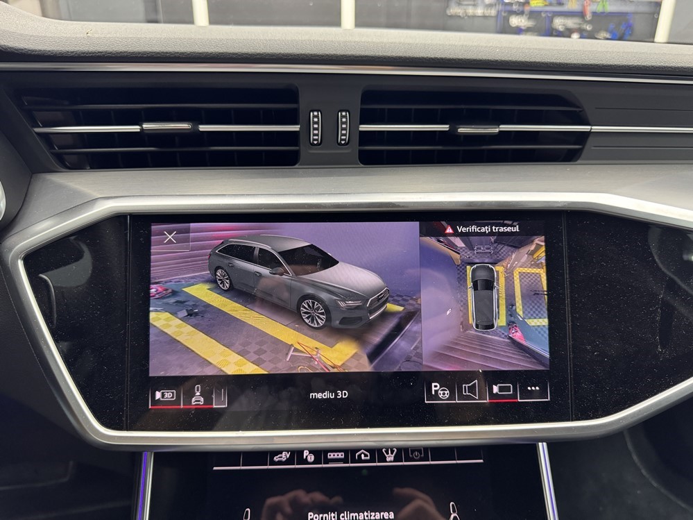 Activare 17 - Audi A6 C8 2025 Instalare Camere Fata Spate Laterale Area View Audi Top View Surrounding Top View Montare 17 - Audi A6 C8 2025 Instalare Camere Fata Spate Laterale Area View Audi Top View Surrounding Top View