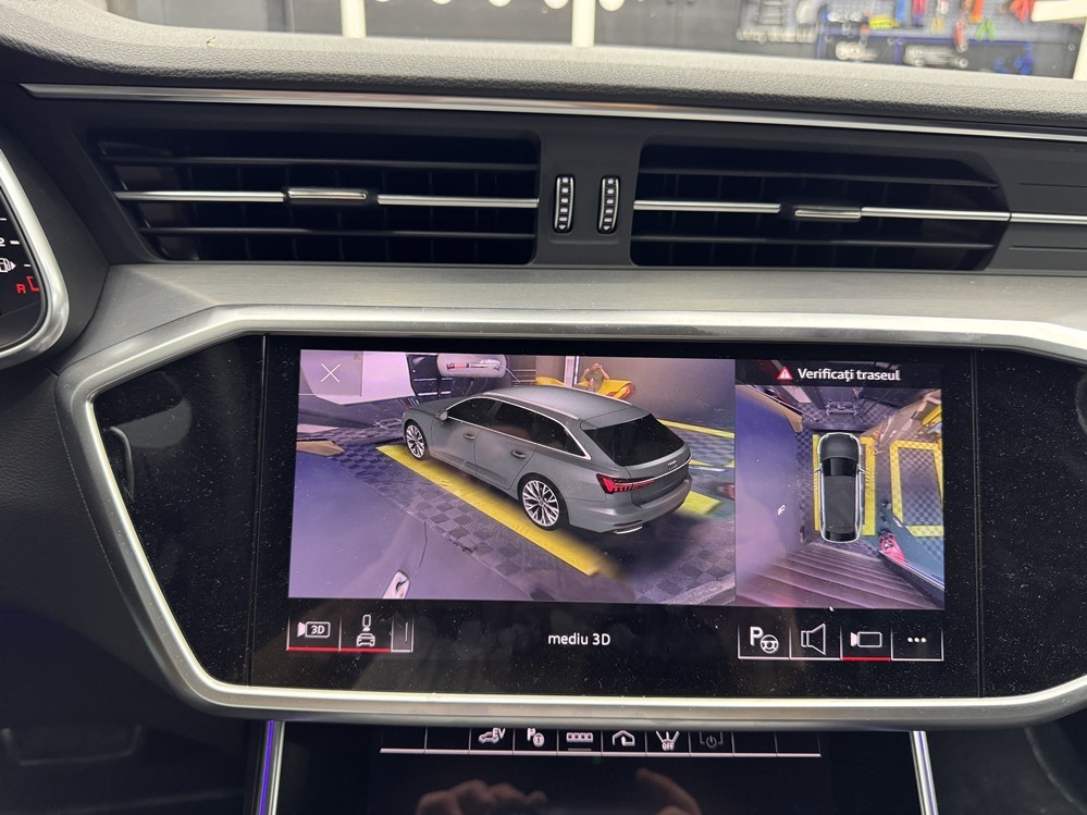 Activare 18 - Audi A6 C8 2025 Instalare Camere Fata Spate Laterale Area View Audi Top View Surrounding Top View Montare 18 - Audi A6 C8 2025 Instalare Camere Fata Spate Laterale Area View Audi Top View Surrounding Top View