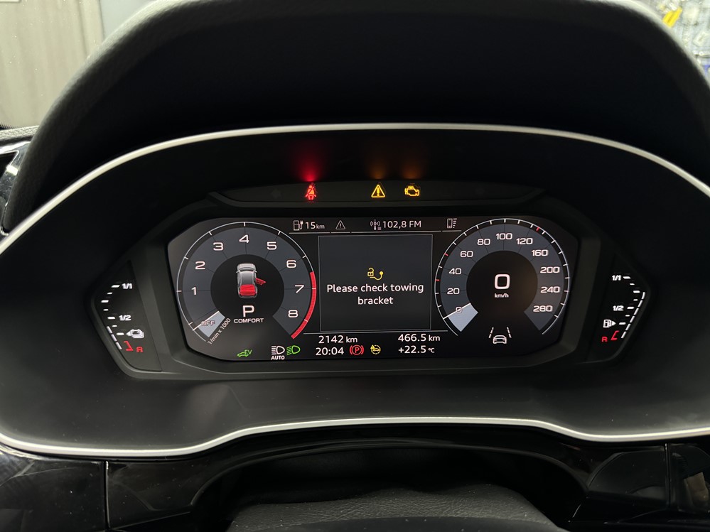 Activare 14 - Audi Q3 F3 2023 Instalare Trailer Cui Remorcare Carlig Rabatabil Electric Original Montare 14 - Audi Q3 F3 2023 Instalare Trailer Cui Remorcare Carlig Rabatabil Electric Original
