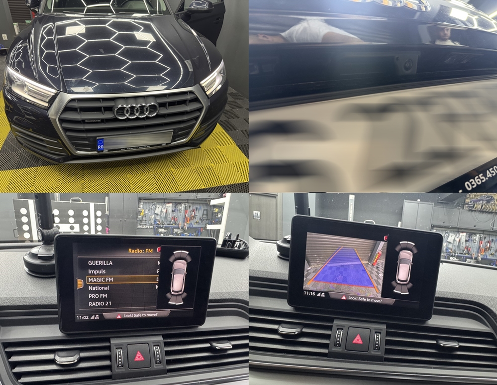 Poza - Audi Q5 Fy 2019 Instalare Montare Camera Spate Marsarier Highline Originala