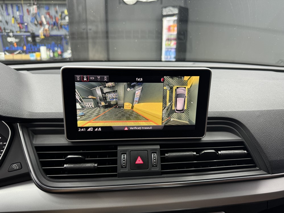 Montare 10 - Audi Q5 FY 2020 Instalare Montare Sistem Camere Top View Area View 360 Camera Fata Oglinzi Spate 