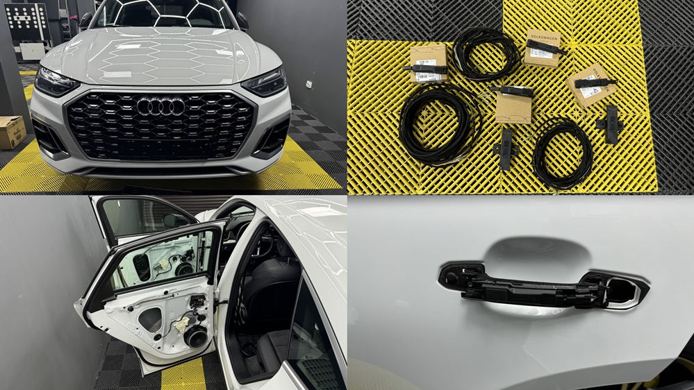 Instalare - Audi Q5 FY Sportback 2021 Montaj Kit Keyless Entry Fata - Spate Manere Usi Fata Spate Keyless Entry