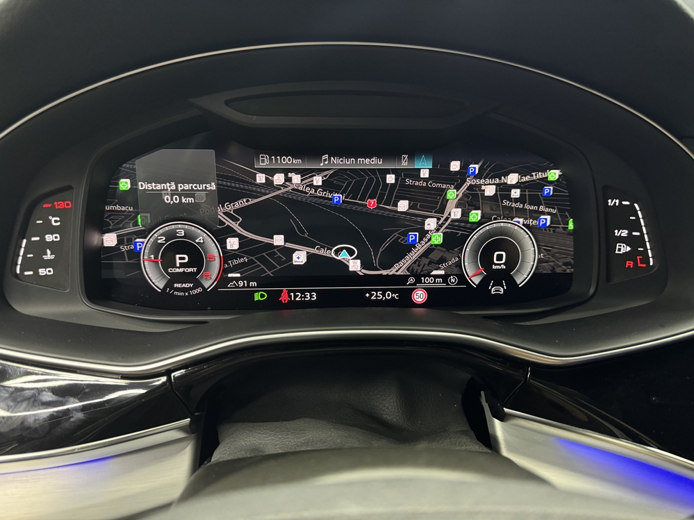 Montare 14 - Audi Q7 4M 2021 Remediere Reparatie Ceasuri Digitale Virtual Cockpit Ecran Negru La Contact Pus Bucuresti