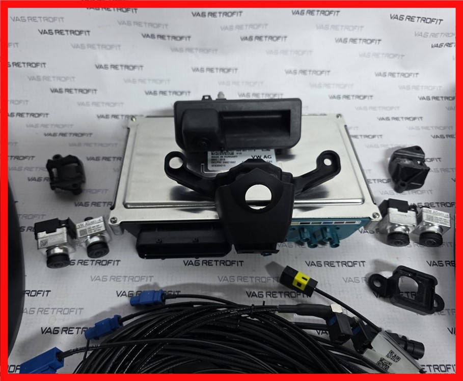 Poza 3 - Audi Q7 SQ7 Set Instalare Camera Fata Spate Oglinzi Surround View 360 Top View Area View