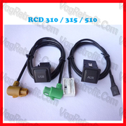 Poza 2 - Buton si cablaj pentru media USB si AUX IN VW Golf 5 V, Golf 6 VI, VW Jetta EOS