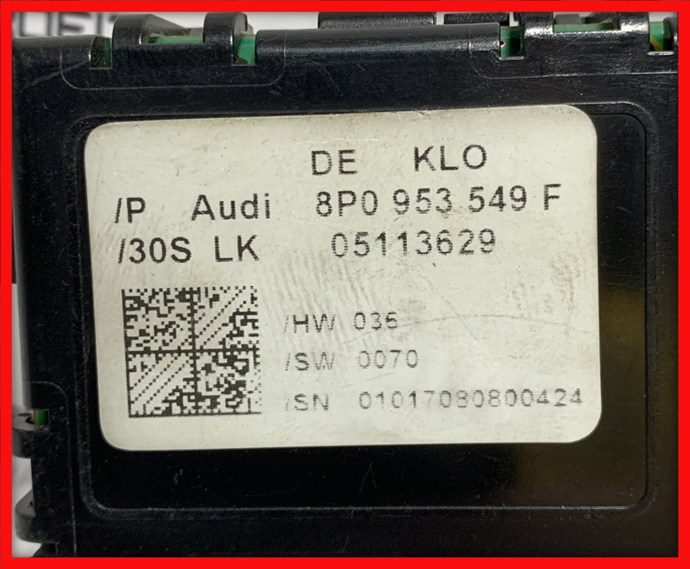 Poza 2 - Calculator Modul Coloana Volan Audi A3 8P 8P0 953 549 F 8P0953549F