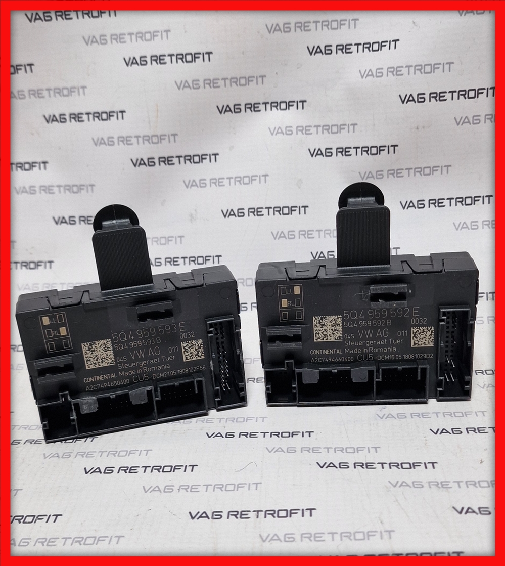Poza 2 - Calculator Usa Stanga Dreapta Oglinzi Electrice Rabatabile VW Skoda Seat 5Q4959593E 5Q4959592E
