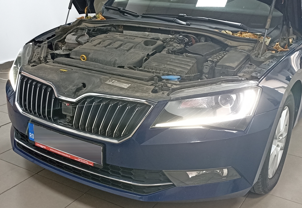 Montare 3 - Remediere Eroare Front Assist Indisponibil Calibrare Radar ACC Skoda Superb 3 III