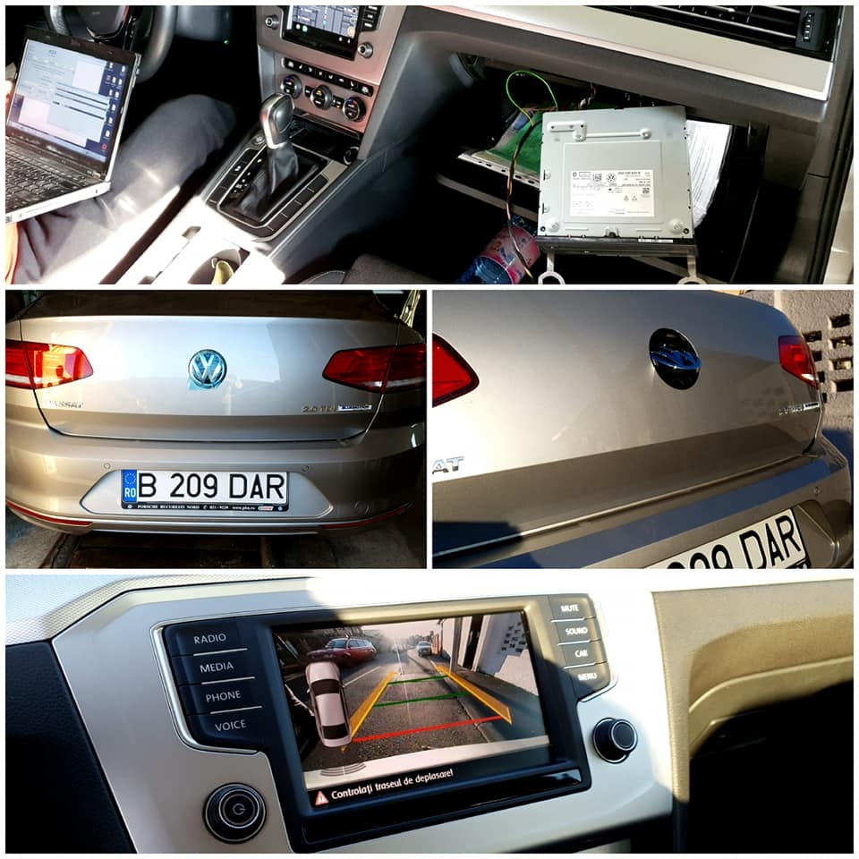 Activare 2 - Instalare Camera Spate VW Passat B8 3G 2017 Marsarier Highline Originala In Emblema Montare 2 - Instalare Camera Spate VW Passat B8 3G 2017 Marsarier Highline Originala In Emblema