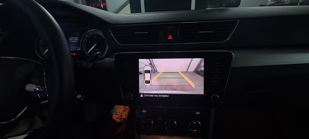 Montare 8 - Skoda Superb 3 2020 Montare Camera Spate Marsarier Highline Originala