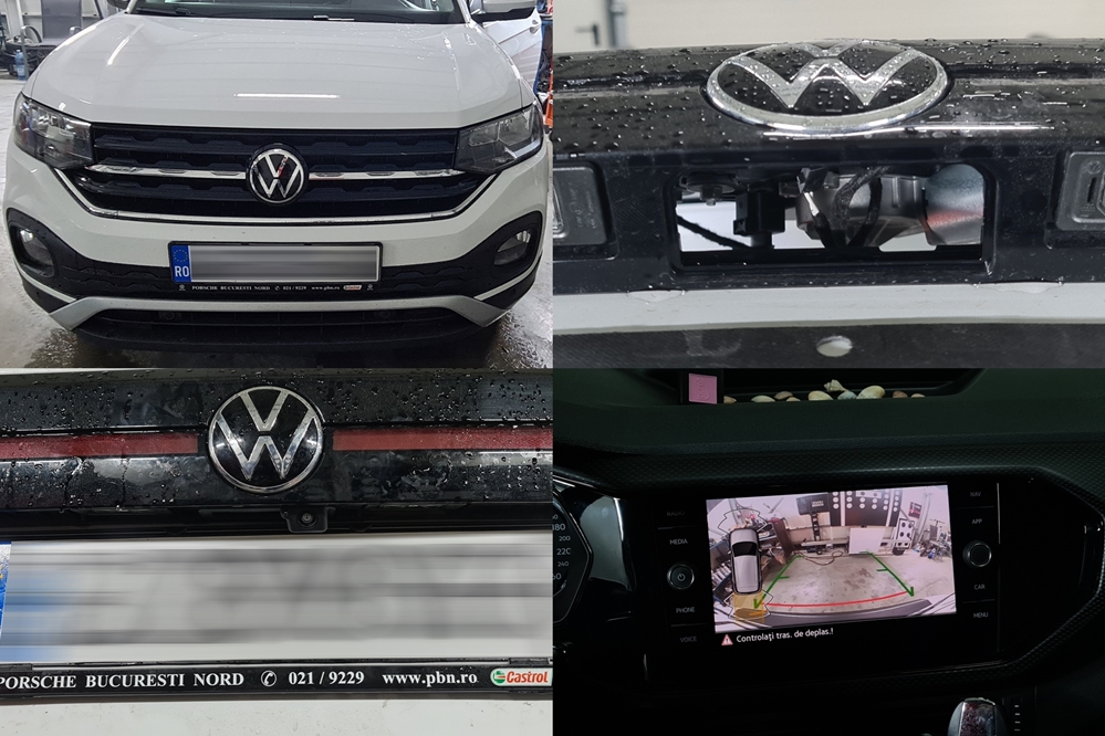Poza - VW T Cross 2020 Instalare Camera Spate Marsarier Originala In Maner
