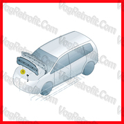 Poza 4 - Capitonaj De Capota / Insonorizant Capota Pasla Motor VW Touran Caddy