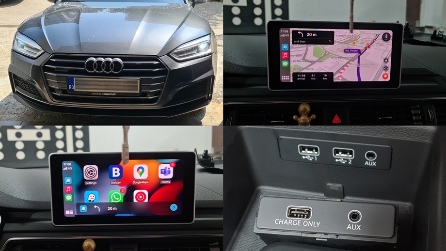 Instalare - Instalare Carplay Android Auto Audi A5 F5 2018 Google Waze Youtube Android Iphone