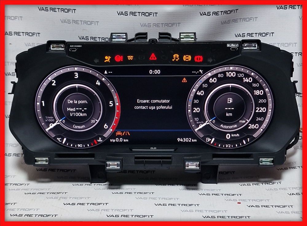 Poza 3 - Ceasuri Bord Digitale VW Tiguan Cockpit AID LED 5NA920791C 5NA 920 791 C