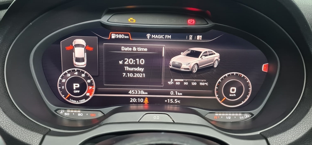 Montare 12 - Audi A3 S3 8V 2015 Montaj Instalare Ceasuri Digitale Virtual Cockpit AID Bord Digital