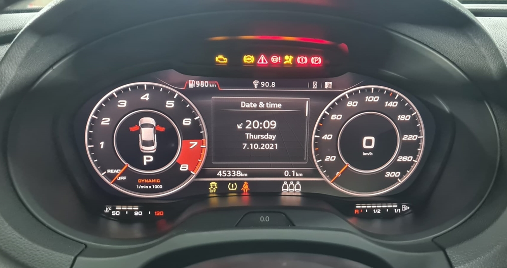 Montare 8 - Audi A3 S3 8V 2015 Montaj Instalare Ceasuri Digitale Virtual Cockpit AID Bord Digital