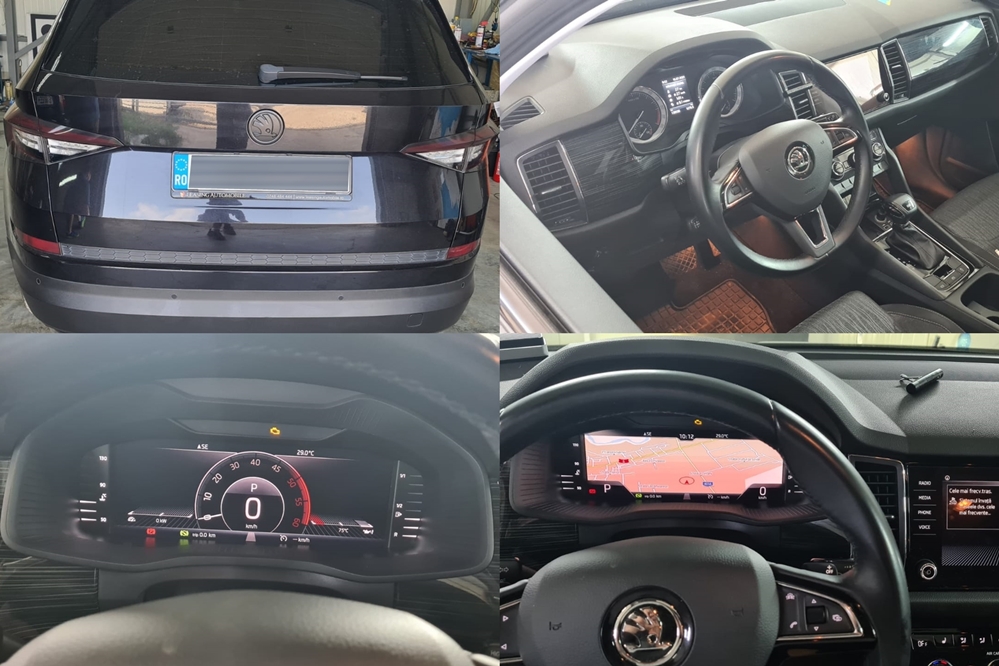 Instalare - Skoda Kodiaq 2018 Instalare Ceasuri Digitale Virtual Cockpit Bord Digital Plasma