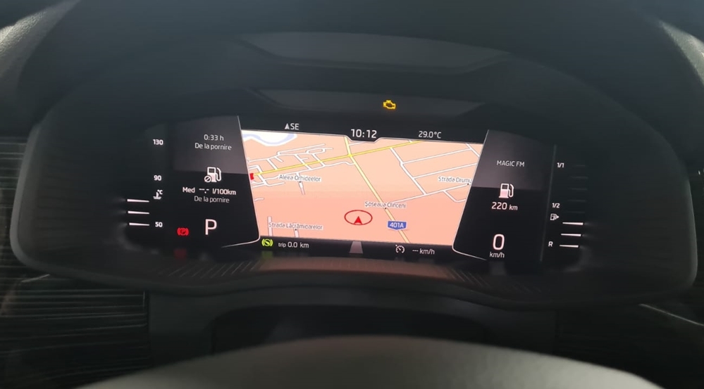 Montare 4 - Skoda Kodiaq 2018 Instalare Ceasuri Digitale Virtual Cockpit Bord Digital Plasma