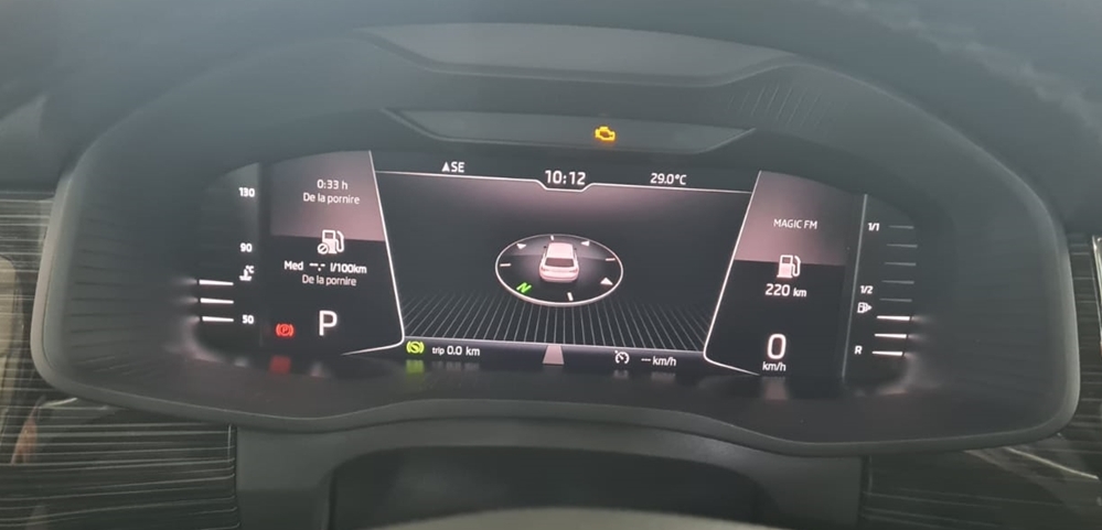 Montare 5 - Skoda Kodiaq 2018 Instalare Ceasuri Digitale Virtual Cockpit Bord Digital Plasma