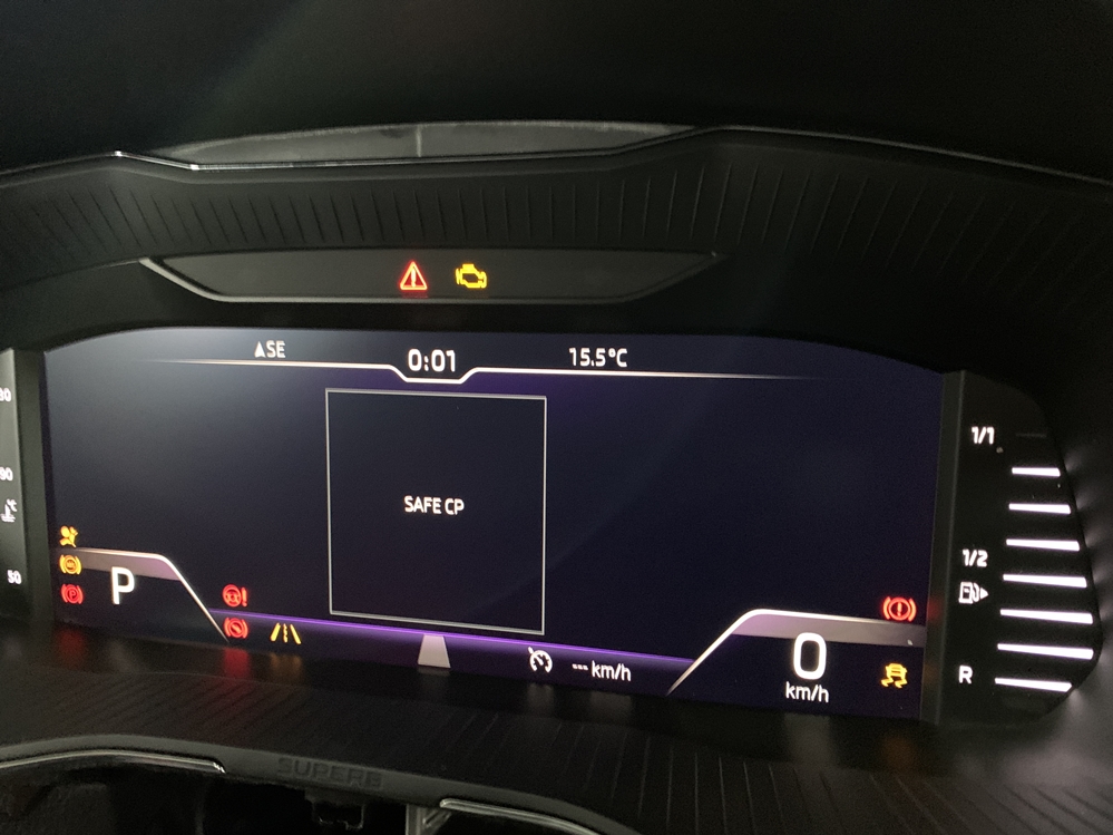 Montare 5 - Montare Ceasuri Digitale Skoda Superb 3 2017 Virtual Cockpit AID Bord Digital