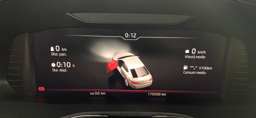 Montare 8 - Montare Ceasuri Digitale Skoda Superb 3 2017 Virtual Cockpit AID Bord Digital