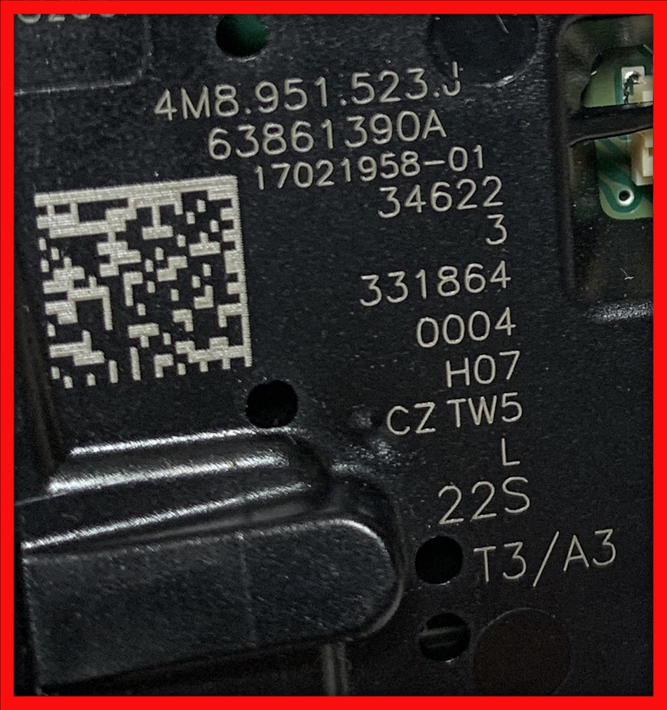 Poza 4 - Comenzi Volan Audi Q3 Q7 Q8 4M SQ3 SQ7 SQ8 RSQ7 RSQ8 4M8951523J 4M8 951 523 J