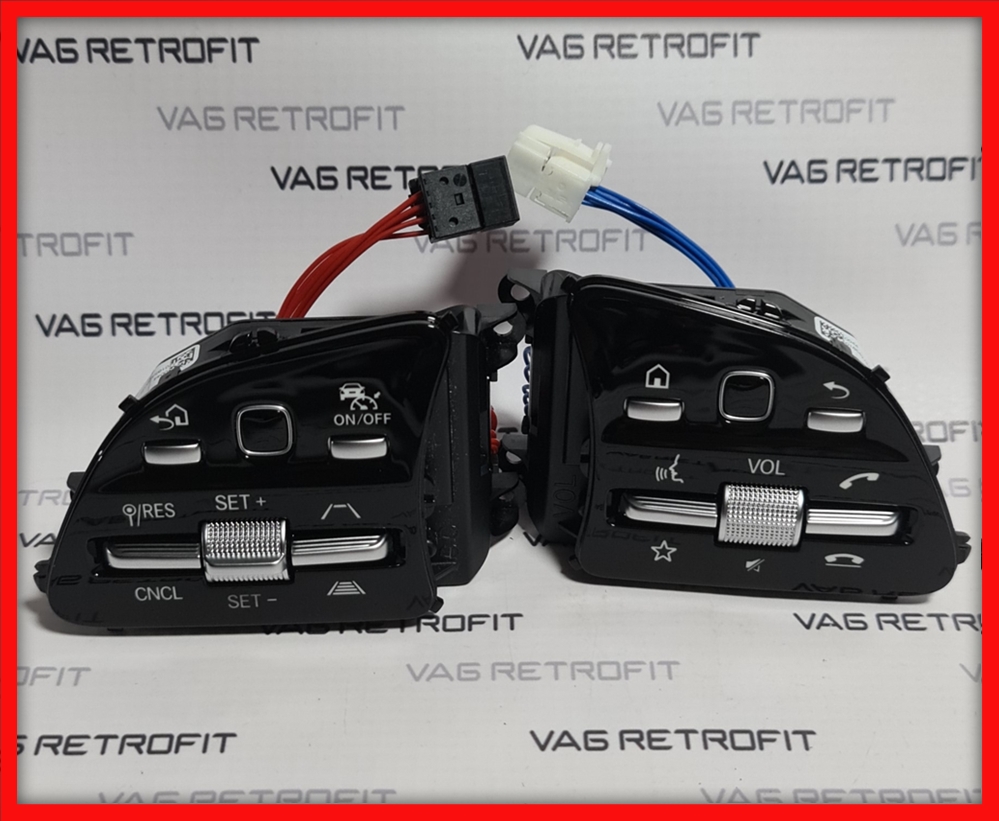 Poza 2 - Comenzi Volan Mercedes Benz Negre Piano Black OEM A0999053304