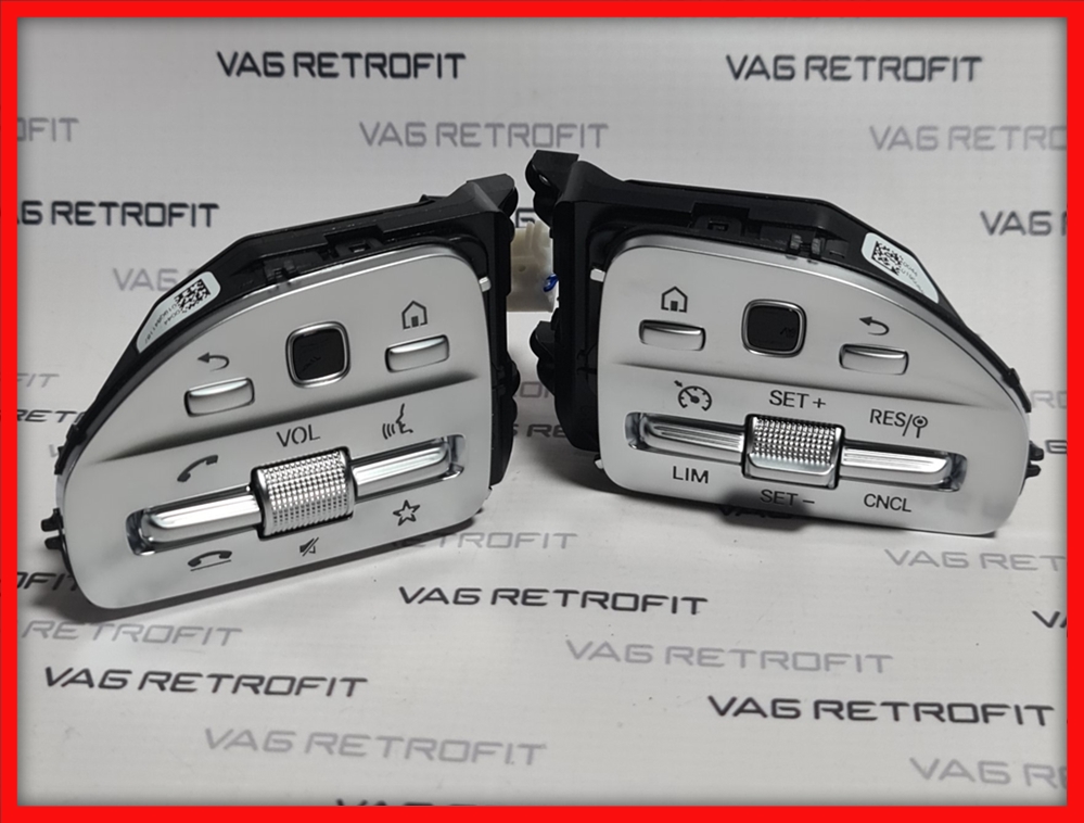 Poza 2 - Comenzi Volan Mercedes Benz Silver Gri Touchpad OEM A0999051404