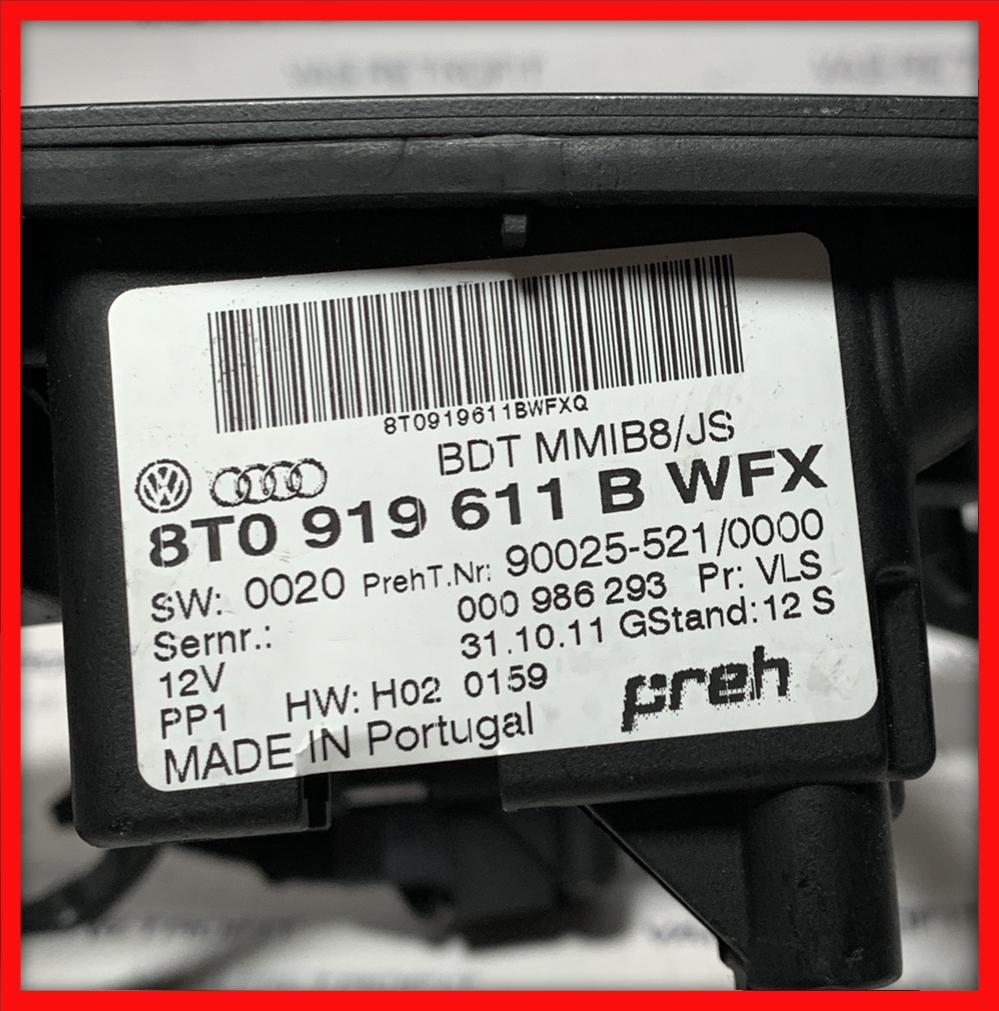 Poza 4 - Consola Centrala MMI Cu Butoane Audi A4 B8 A5 8T 8T0919611B 8T0 919 611 B WFX