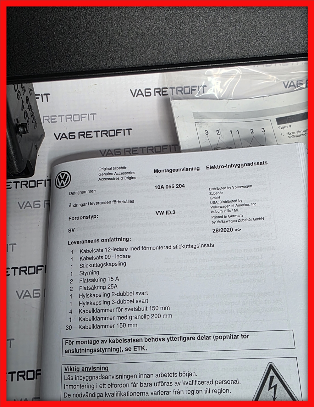 Poza 5 - Cui Carlig Remorcare Original VW ID3 ID.3 Pentru Suport Bicicleta 10A092150A