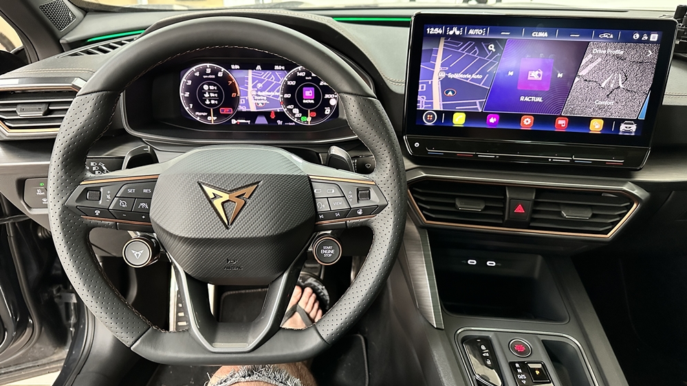 Montare 7 - Cupra 2021 Instalare Volan Sport Pornire si Drive Mode din Volan