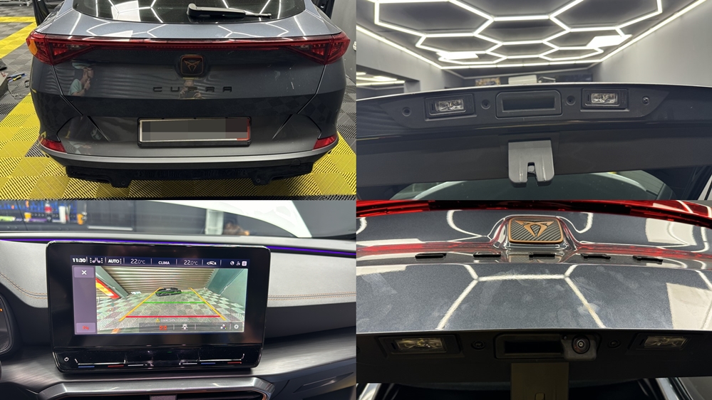 Montare 2 - CUPRA FORMENTOR Instalare Camera Spate Marsarier Originala Highline 2019 2020 2021 2022 2023 2024