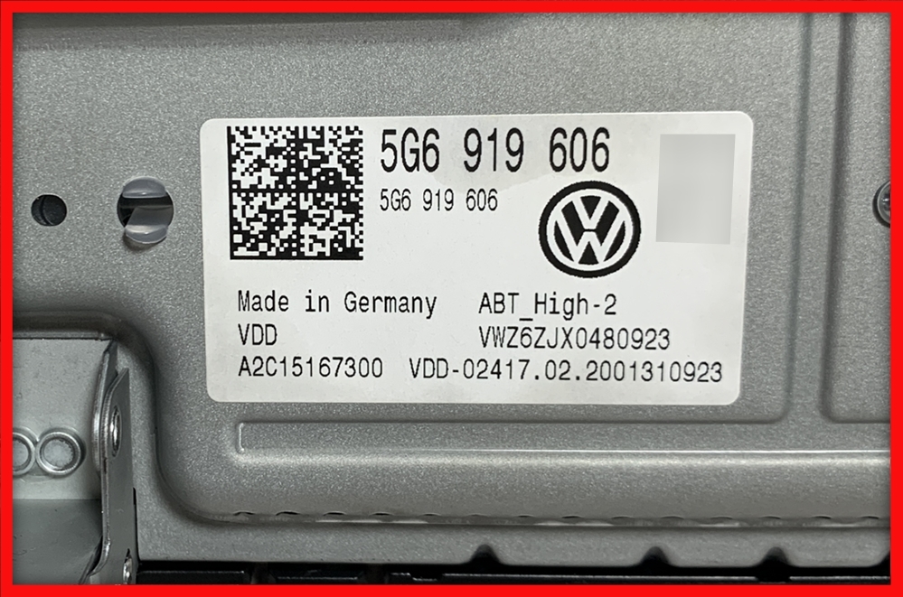 Poza 4 - Display Navigatie Full Touch 9.2 Inch MIB 2.5 Original VW 5G6919606 5G6 919 606 