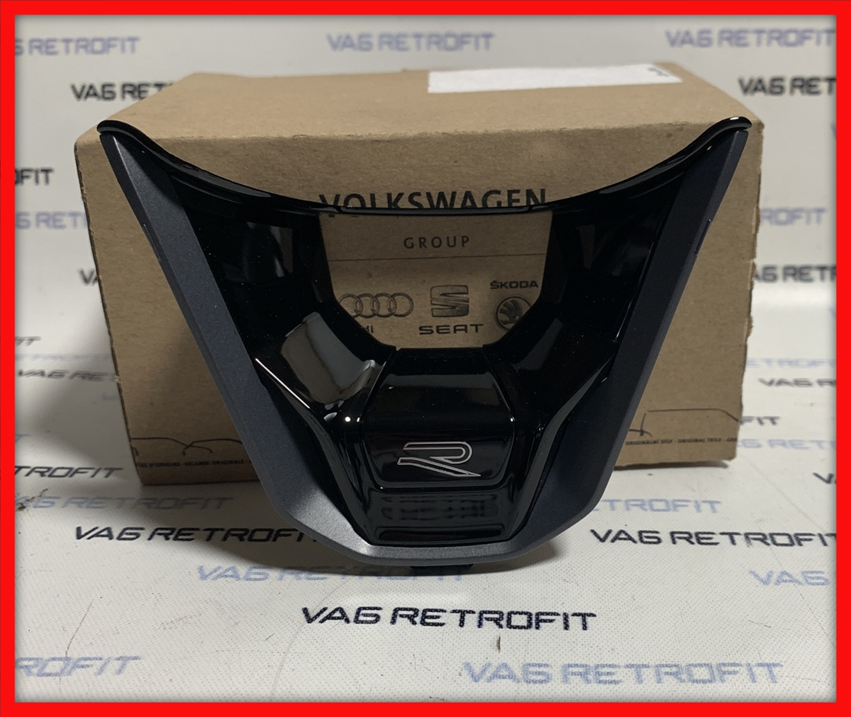 Poza 2 - Emblema Volan Logo R GTI GTD R Line VW Golf 8 VIII Passat B8