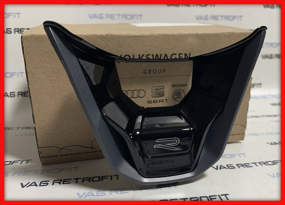 Poza 10 - Emblema Volan Logo R GTI GTD R Line VW Golf 8 VIII Passat B8