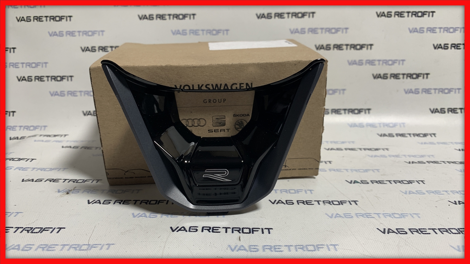 Poza 9 - Emblema Volan Logo R GTI GTD R Line VW Golf 8 VIII Passat B8