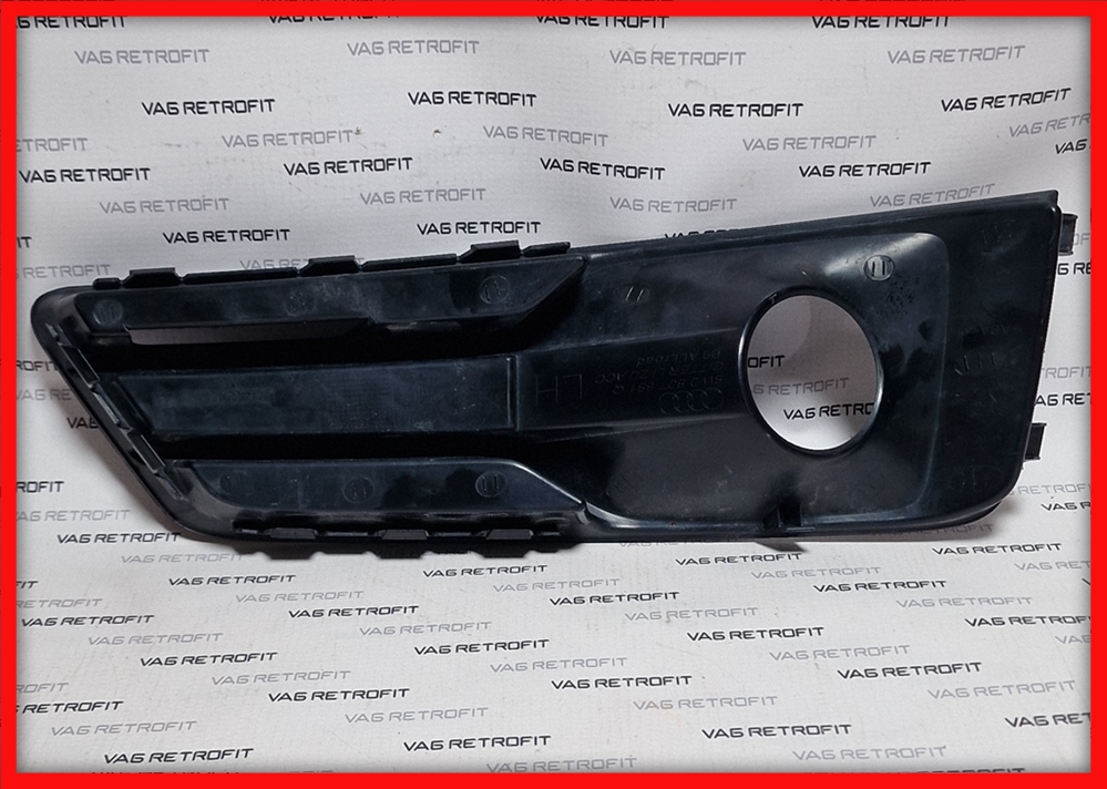 Poza 4 - Grila Bara Fata Distronic ACC Satin Black Dreapta Audi A4 B9 8W0807681Q 8W0 807 681 Q