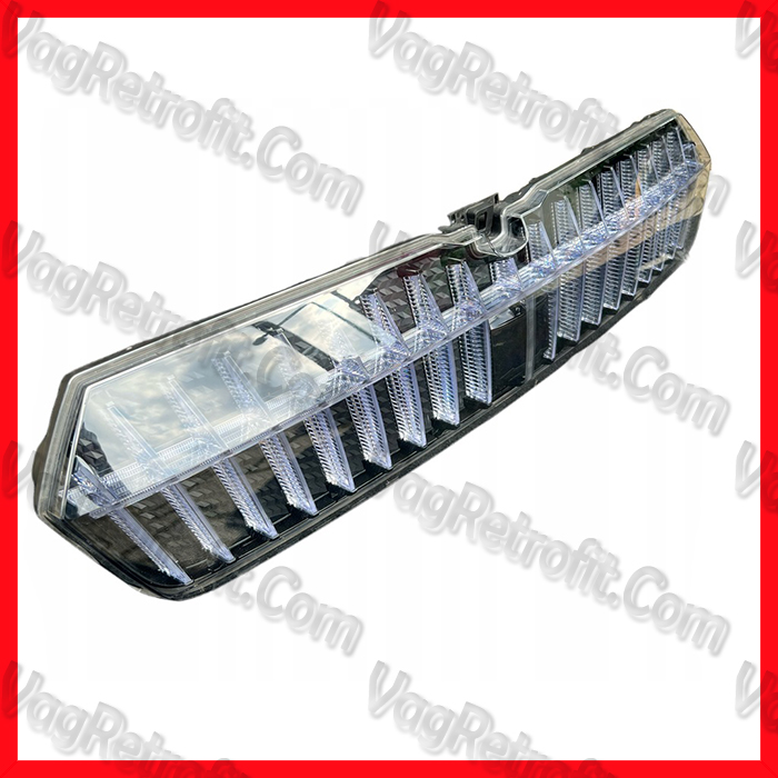 Poza 2 - Grila Bara Fata Skoda Enyaq LED Crystal Face Iluminata Founders Edition