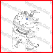Poza 3 - Grila Radiator Seat Leon Cupra R Seat Leon 1M Seat Toledo 1M