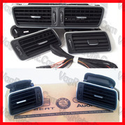 Poza 2 - Grile Aer VW Passat  B6 , B7 , CC , Grile Ventilatie Cu Iluminare si Ornament CROM