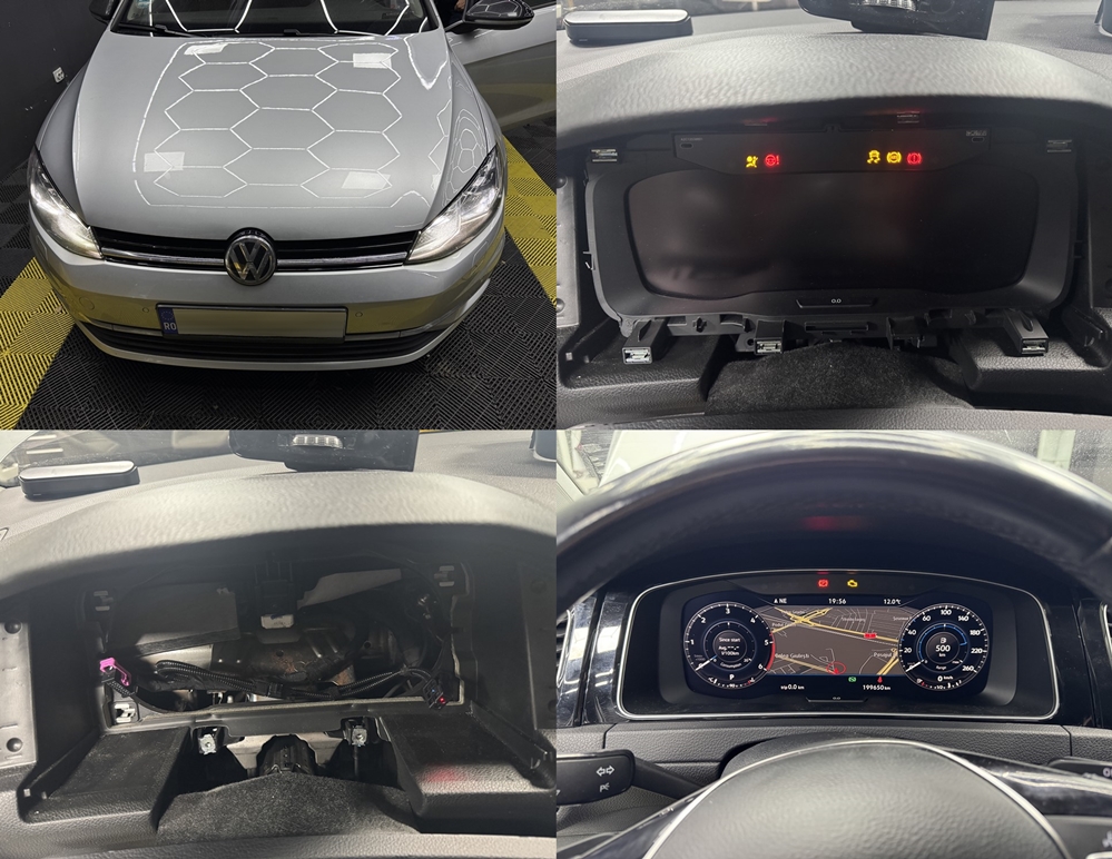 Poza - Inlocuire Ceasuri Digitale Bord Virtual Cockpit AID Defecte VW Golf 7 2019 Ecran Negru La Contact Pus Bucuresti Sector 1