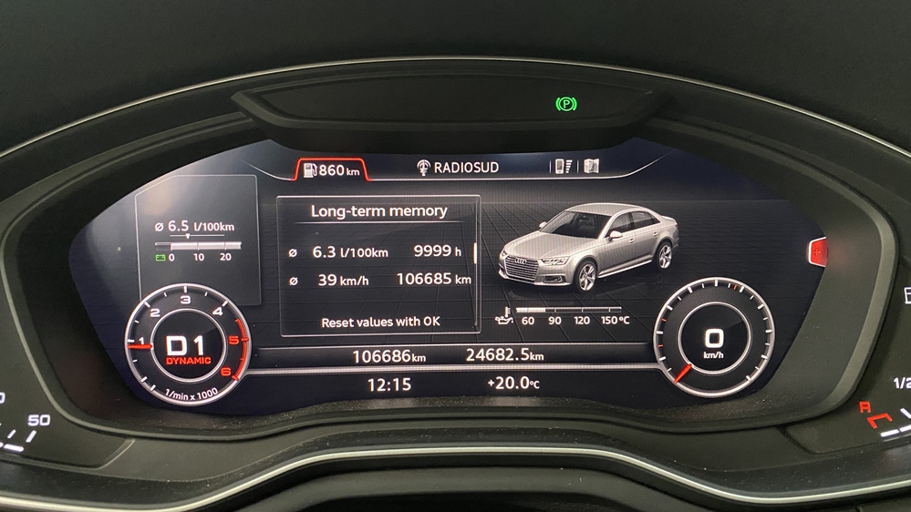 Montare 9 - Audi A4 B9 2017 Instalare Buton Auto Hold Activare Buton Autohold / Auto Hold Original