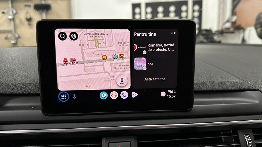 Montare 10 - Audi A4 B9 2018 Instalare Auto Hold USB Android Auto Apple Carplay Autohold 
