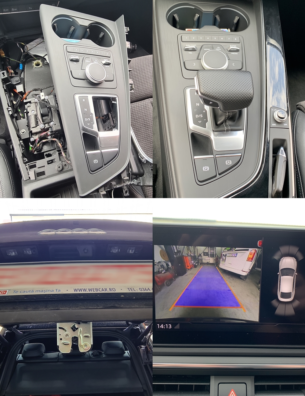 Montare 2 - Instalare Camera Spate Audi A5 F5 2018 Activare Buton Autohold / Auto Hold