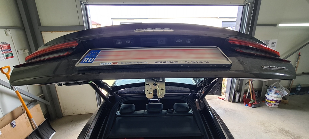 Montare 8 - Instalare Camera Spate Audi A5 F5 2018 Activare Buton Autohold / Auto Hold