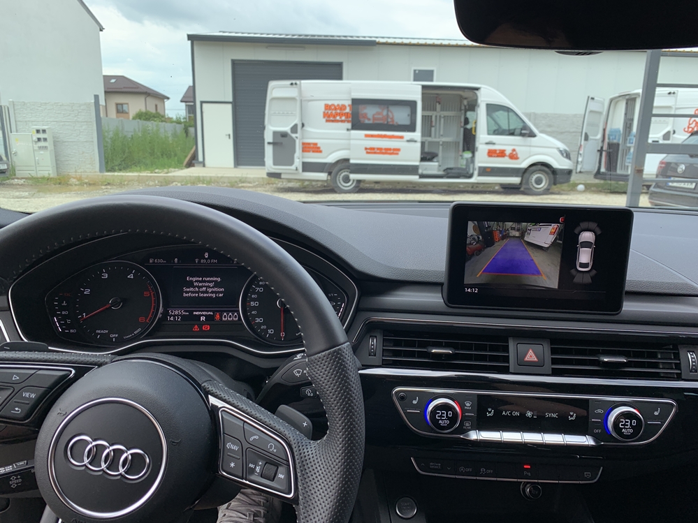 Montare 10 - Instalare Camera Spate Audi A5 F5 2018 Activare Buton Autohold / Auto Hold