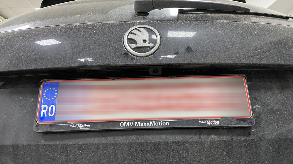 Montare 6 - Skoda Octavia 3 III RS vRS 2018 Instalare Camera Spate Marsarier Originala Highline In Maner