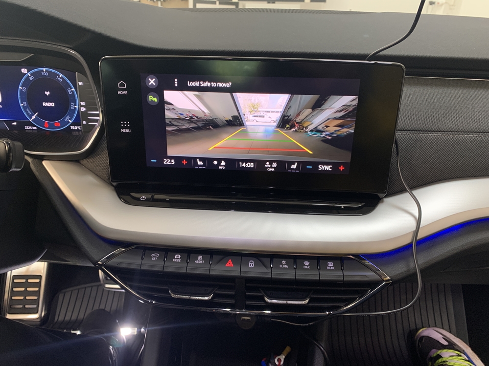 Activare 6 - Skoda Octavia 4 IV 2020 Instalare Camera Spate Marsarier Originala Highline Montare 6 - Skoda Octavia 4 IV 2020 Instalare Camera Spate Marsarier Originala Highline