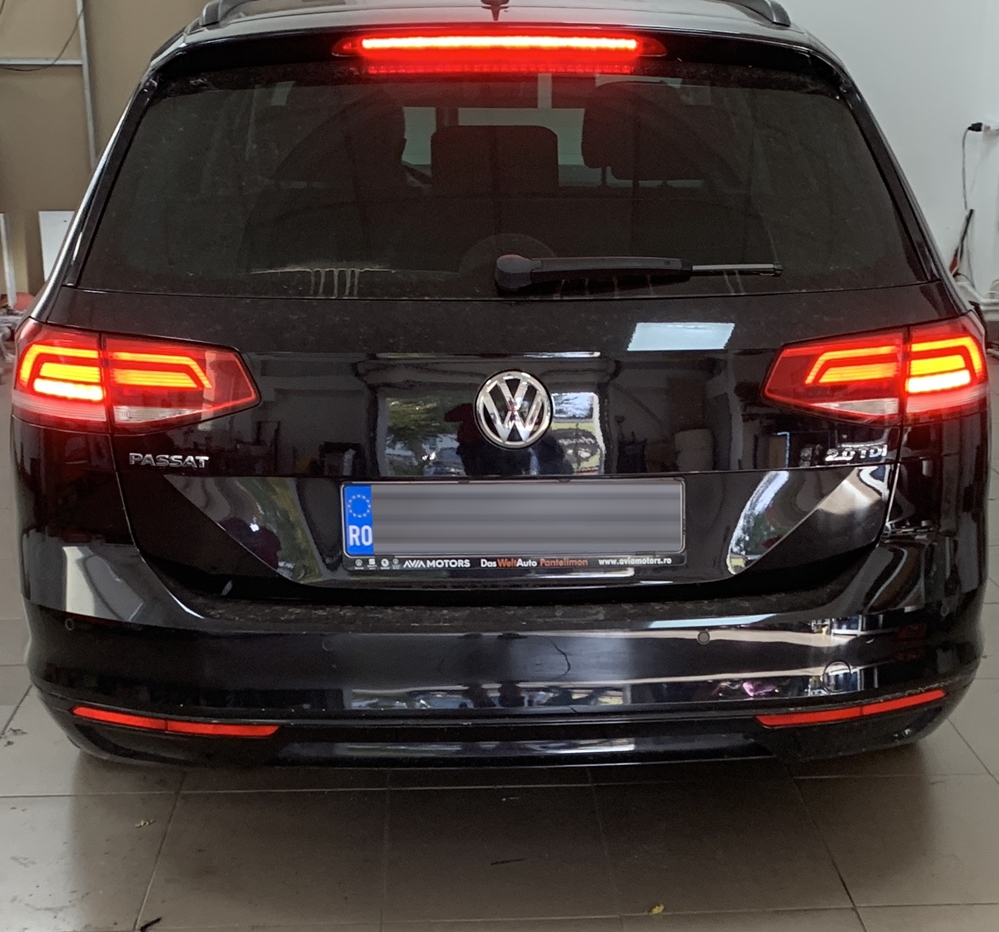 Montare 2 - Montare Camera Marsarier VW Passat B8 Highline APP Connect Apple Carplay Android Auto