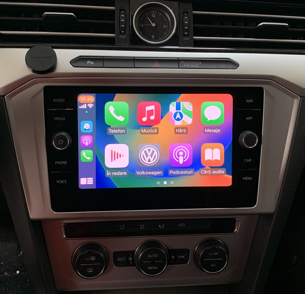 Montare 8 - Montare Camera Marsarier VW Passat B8 Highline APP Connect Apple Carplay Android Auto